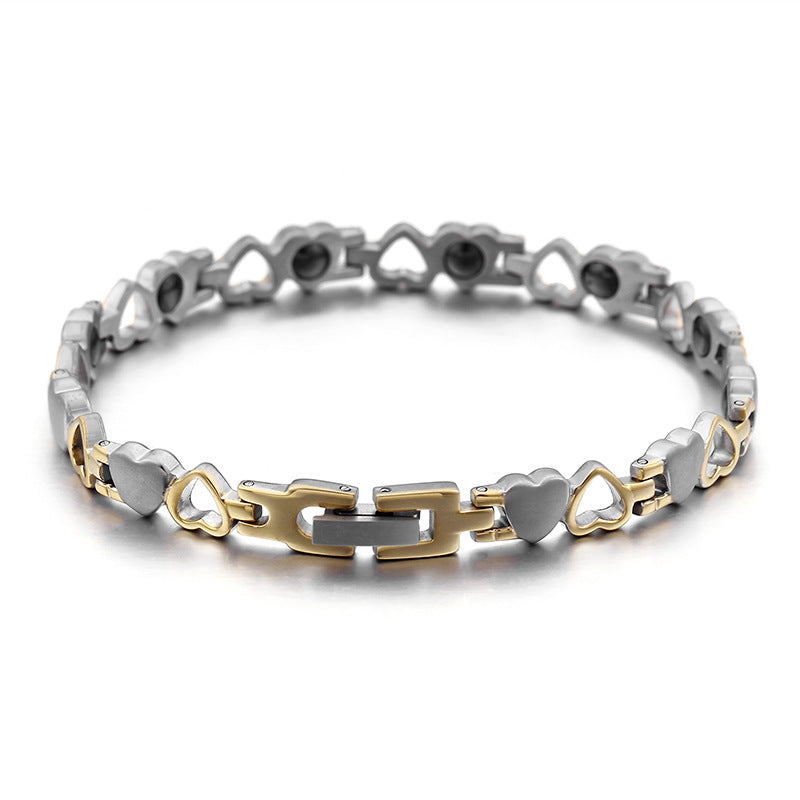 Stylish Love Bracelets for Men and Women - Simple Black Titanium Steel Accessories from Europe and America