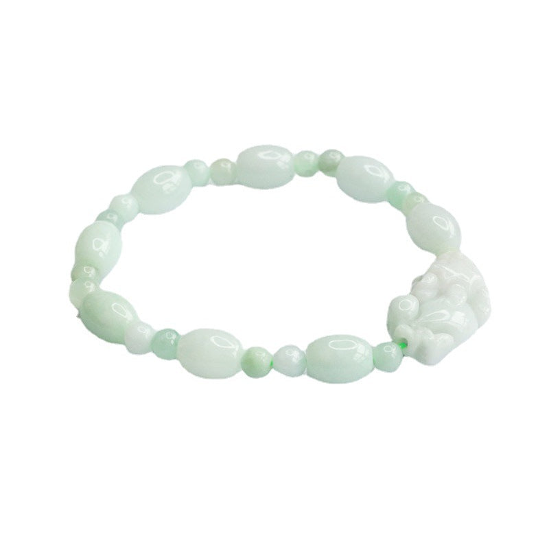 Fortune's Favor Sterling Silver Jade Bracelet