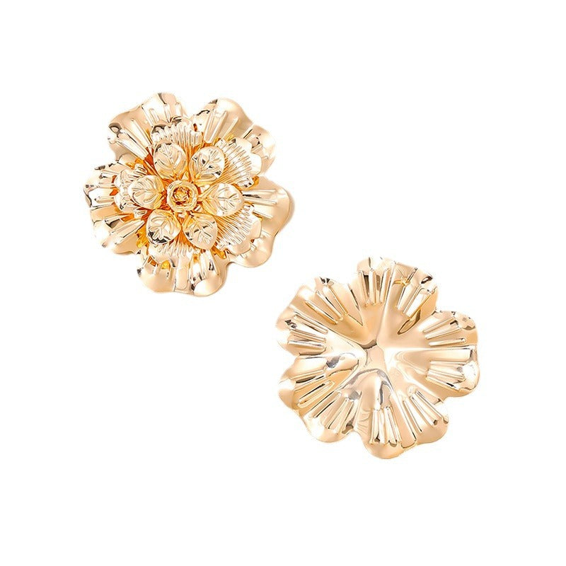 Exaggerated Floral Earrings: Vienna Verve Collection