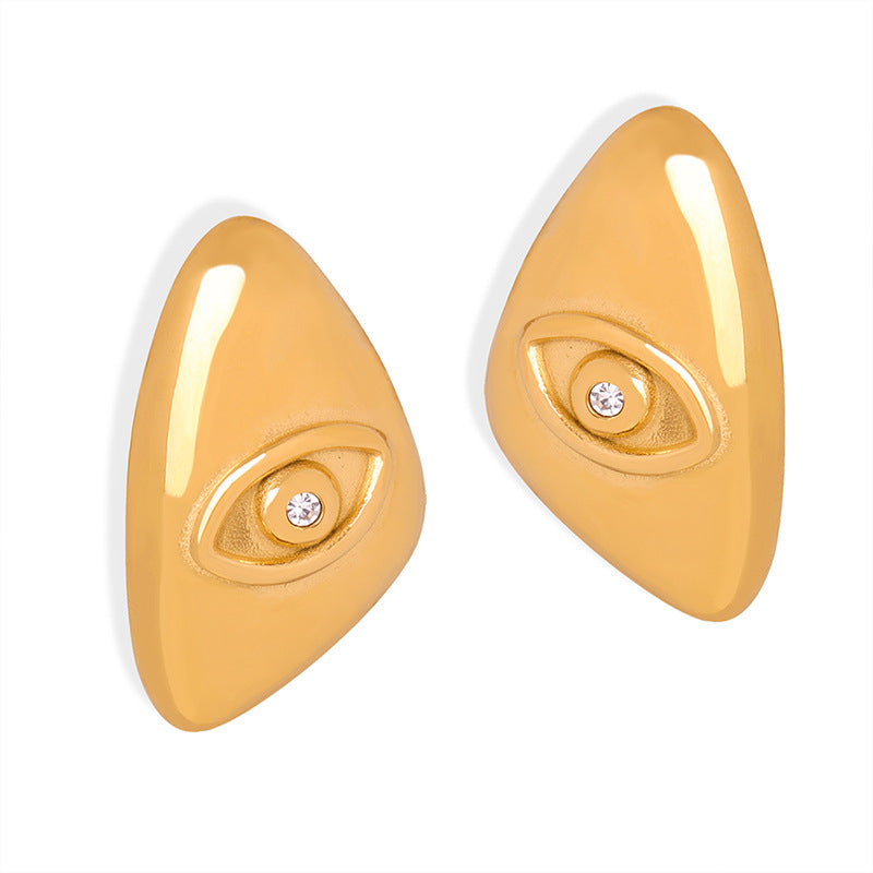 Elegant Geometric Gold-Plated Earrings for Stylish Women