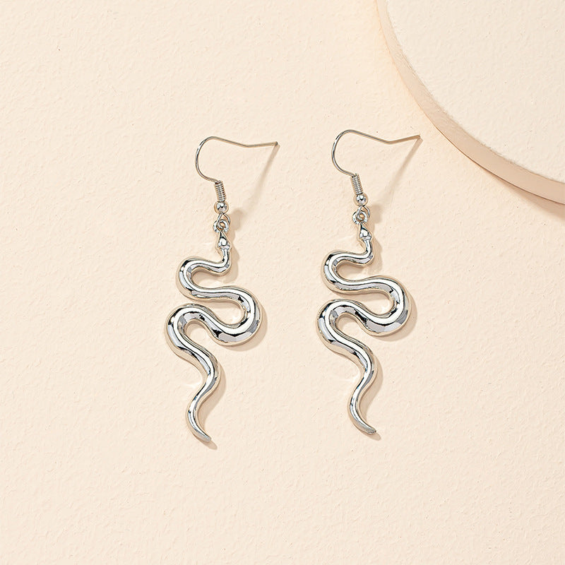 Serpentine Allegiance Alloy Earrings - Vienna Verve Collection