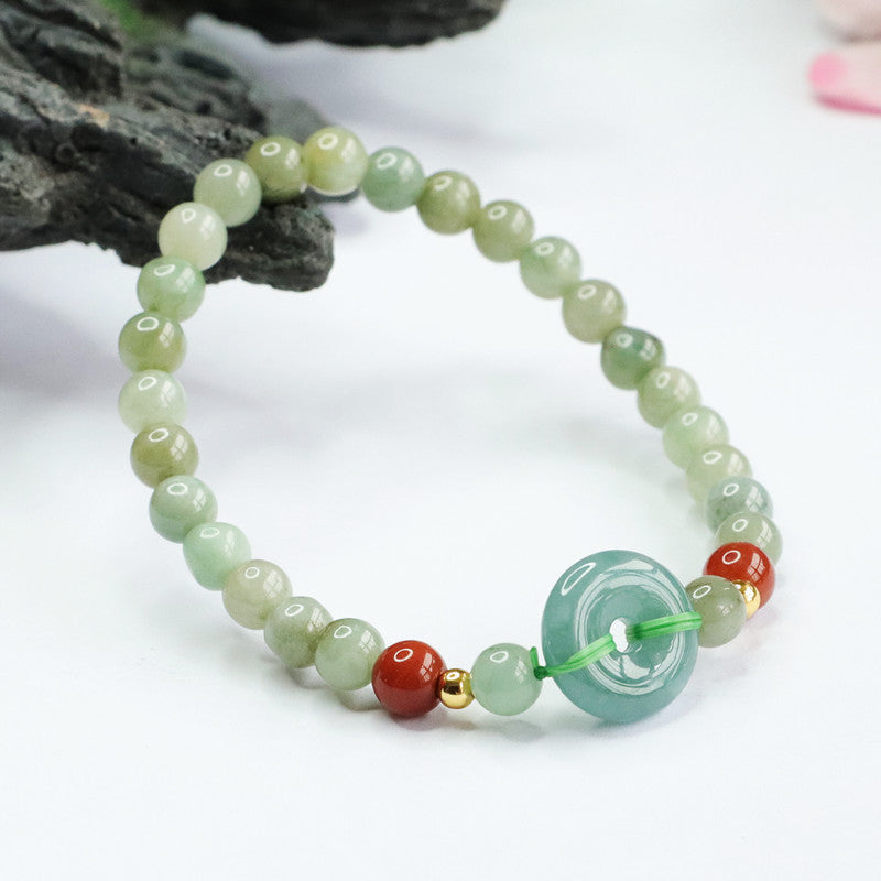 Fortune's Favor Sterling Silver Jade Bracelet