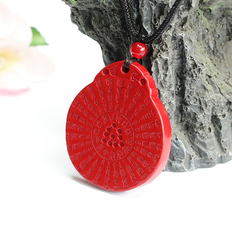 Cinnabar Pendant, Purple Gold Sand, Seven-star Array Pendant, National Style