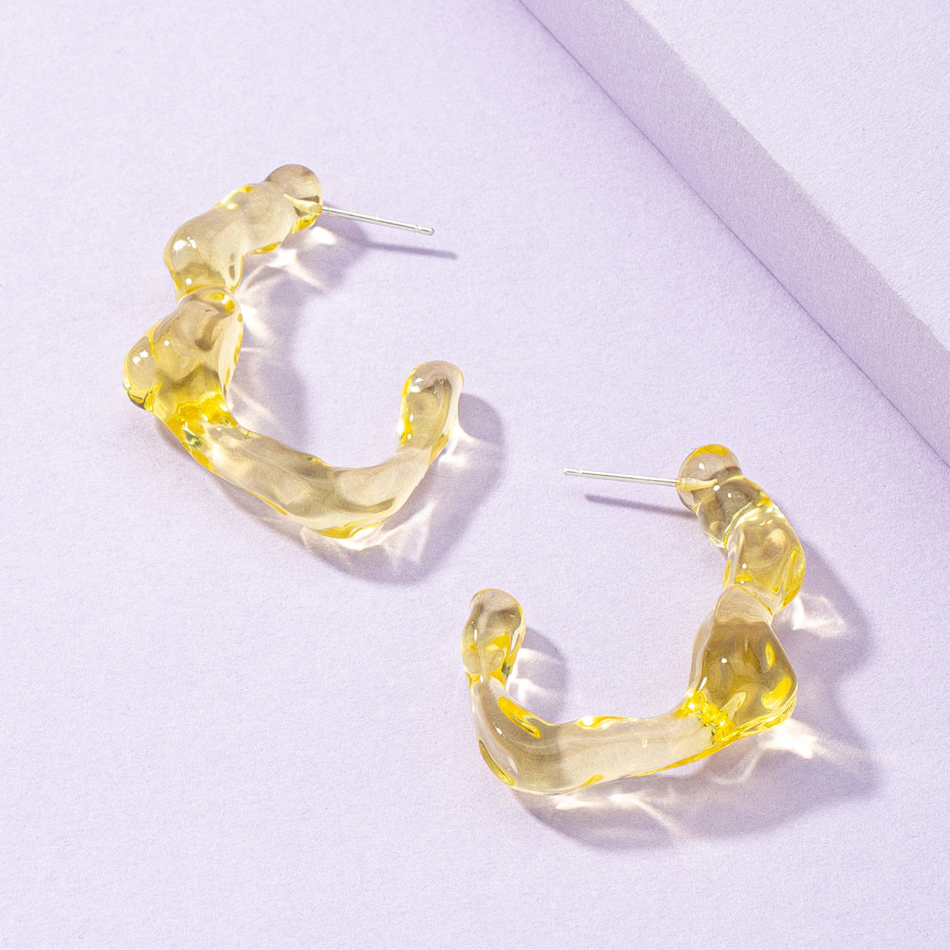 Translucent Resin Earrings Set in Vienna Verve Style