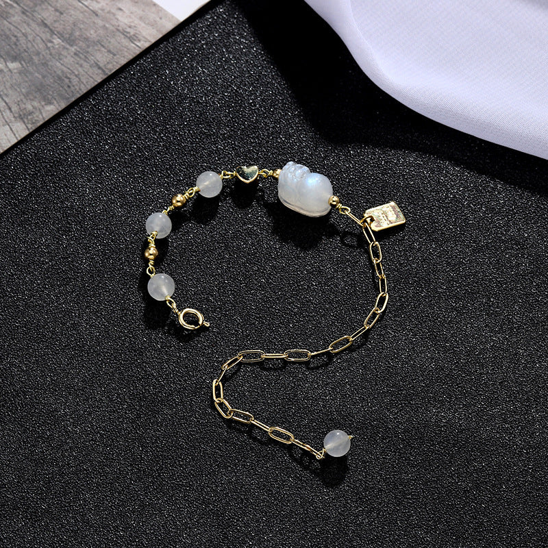 Fortune's Favor Sterling Silver Crystal Bracelet