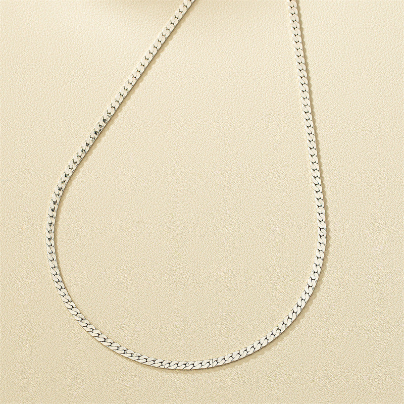 Minimalist Metal Chain Necklace - Vienna Verve Collection