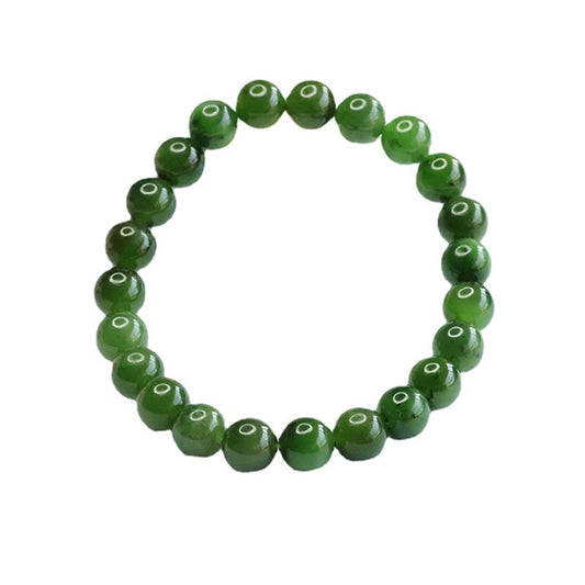 Fortune's Favor Sterling Silver Jade Bracelet