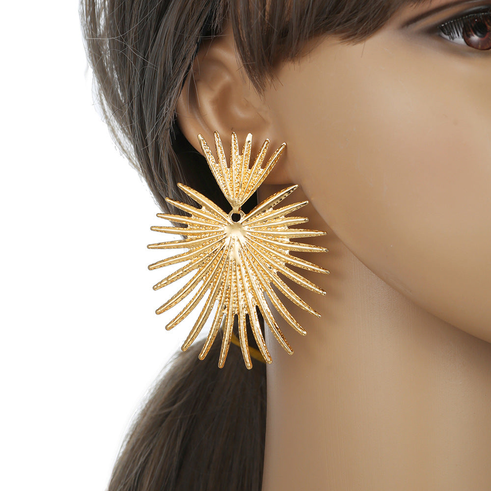 Trendy Fan Tassel Statement Earrings - Vienna Verve Collection by Planderful