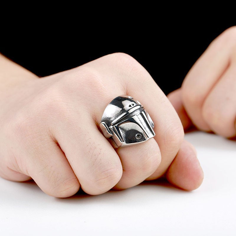 Titanium Steel Star Wars Empire Soldier Ring for Men - Personalized Wholesale Jewelry