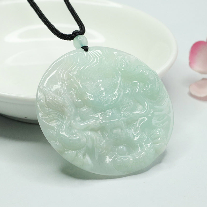 Jade Dragon Pendant from Fortune's Favor Collection