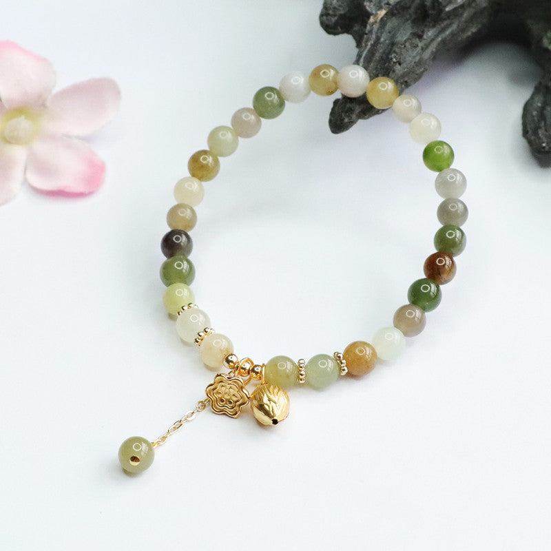 Fortune's Favor Sterling Silver Jade Bracelet