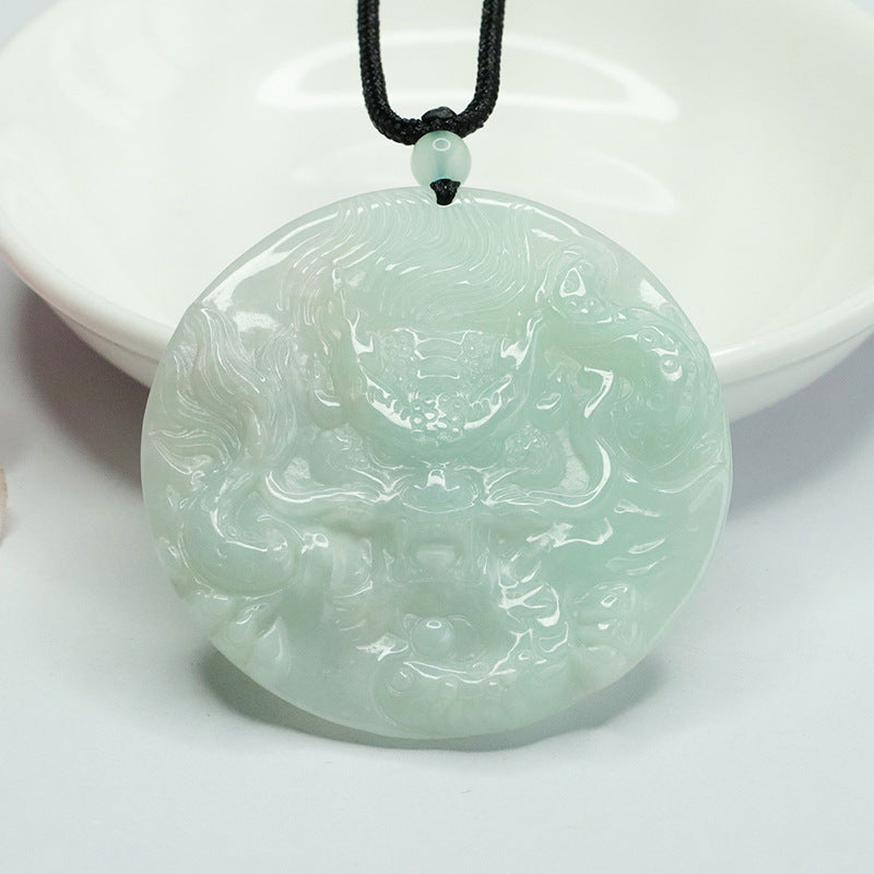 Jade Dragon Pendant from Fortune's Favor Collection