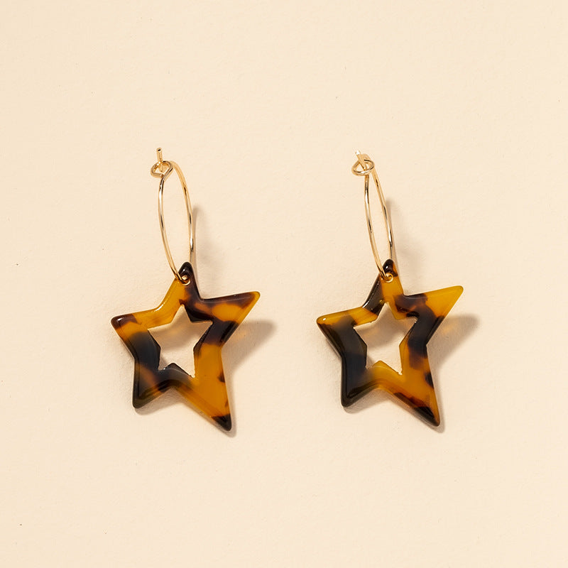 Acetic Acid Five Star Earrings - Vienna Verve Collection