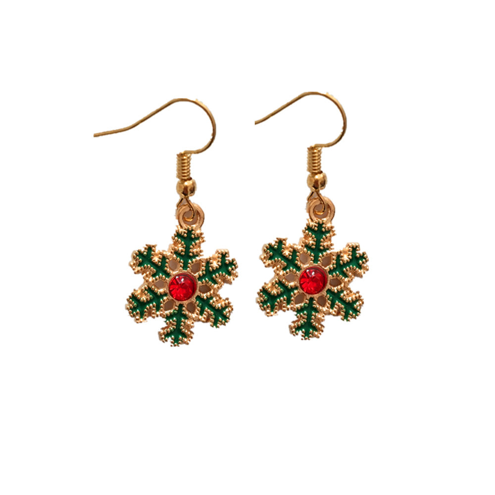 Festive Holiday Metal Earrings from Vienna Verve Collection