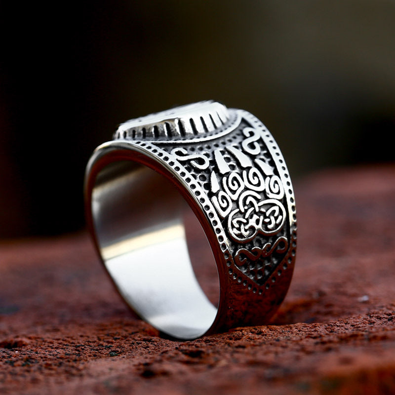 Retro Bear Claw Titanium Steel Viking Ring for Men - Wholesale Cross-Border Jewelry from Europe and the USA