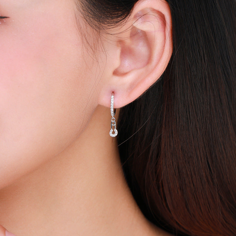 Everyday Genie Sterling Silver Zircon Earrings for Women