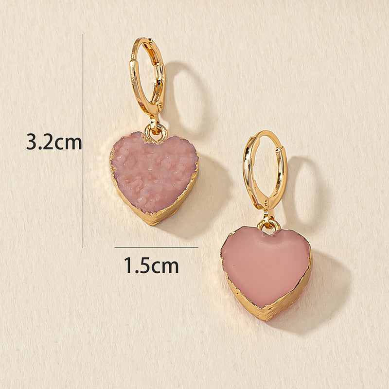 Elegant Vienna Verve Metal Love Earrings