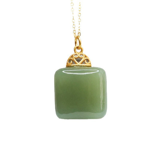 Fortune's Favor Hetian Jade Necklace