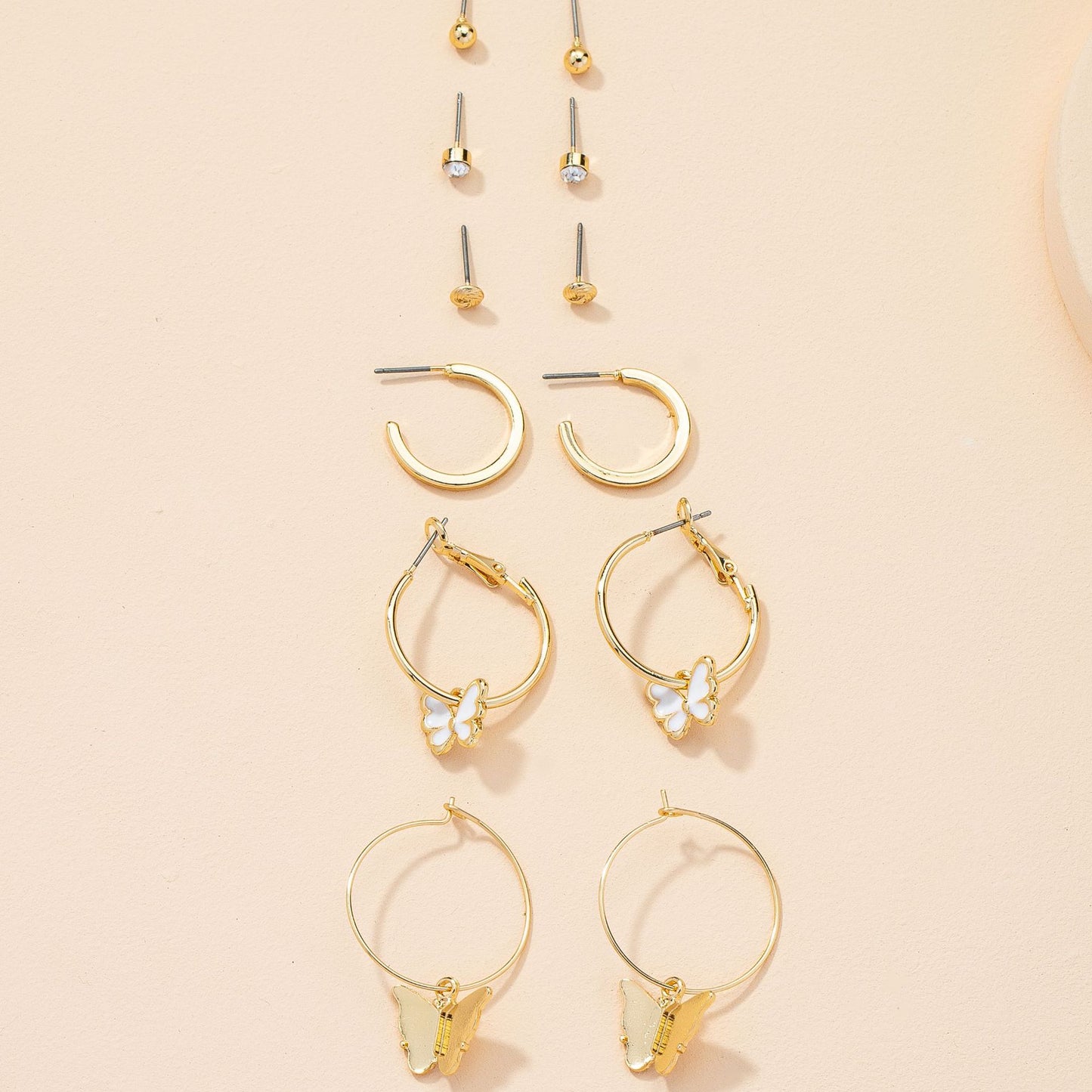 Chic Geometric Earrings Set - Vienna Verve Collection