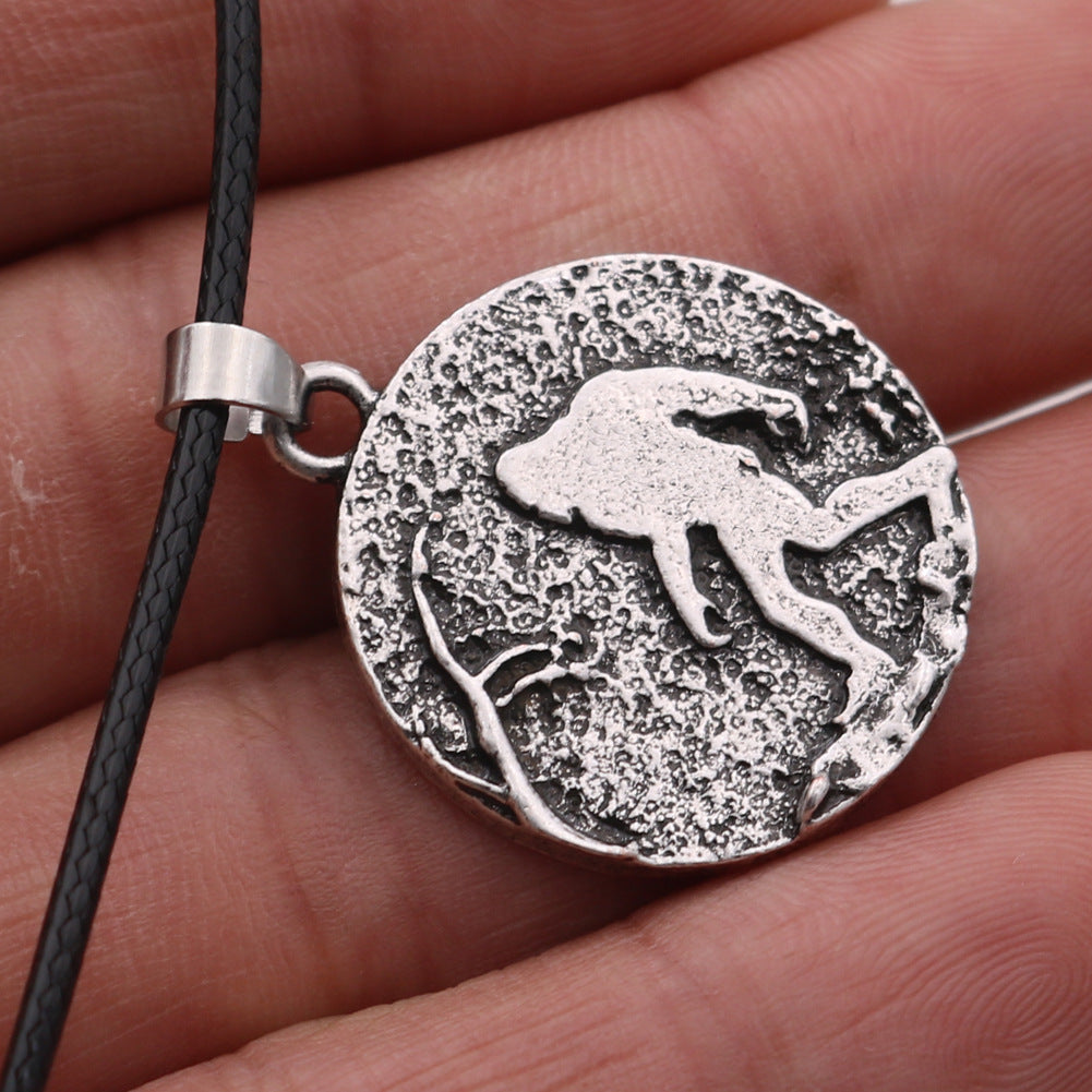 Bigfoot Adventure Necklace - Nordic Inspired Metal Jewelry for Men