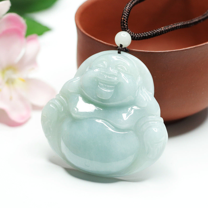 Buddha Jade Jewelry Pendant crafted from Natural Burma A Jade