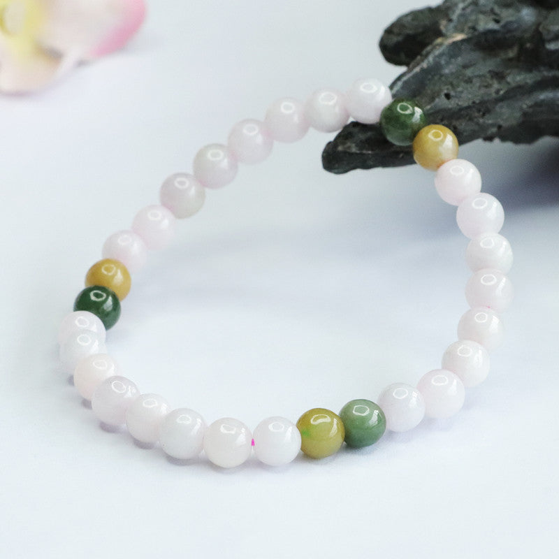 Myanmar Jade Sterling Silver Bracelet - Fortune's Favor Collection