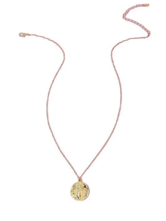 Bee Pendant Necklace with Simple Elegance for Women - Vienna Verve Collection