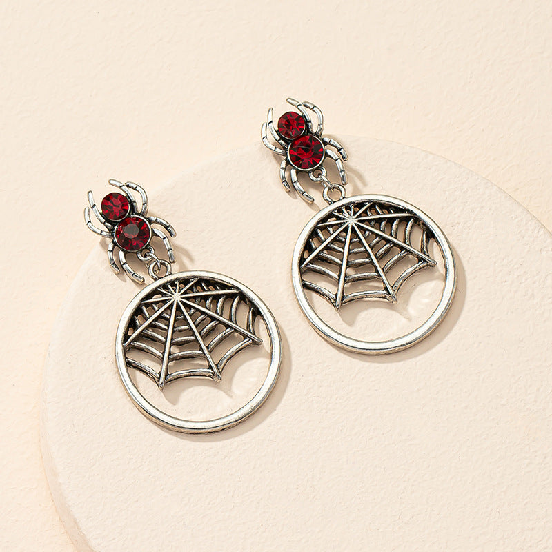 Spider Web Hollow Earrings with a Vintage Twist