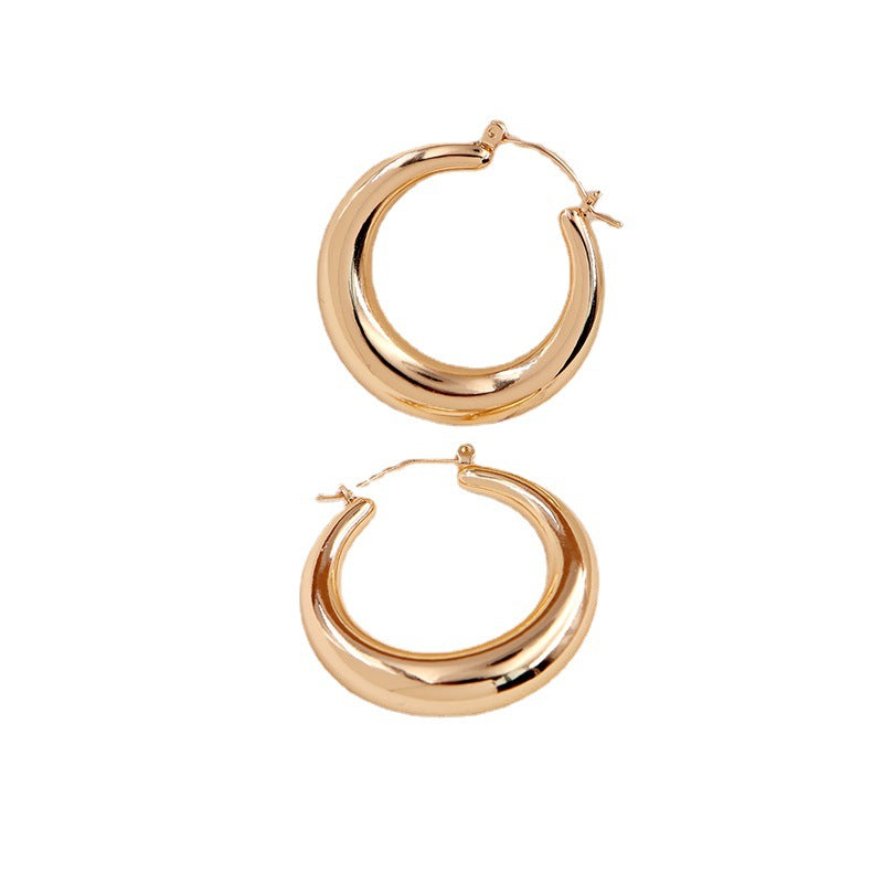 Metallic Charm Gold-Plated Earrings Set by Vienna Verve