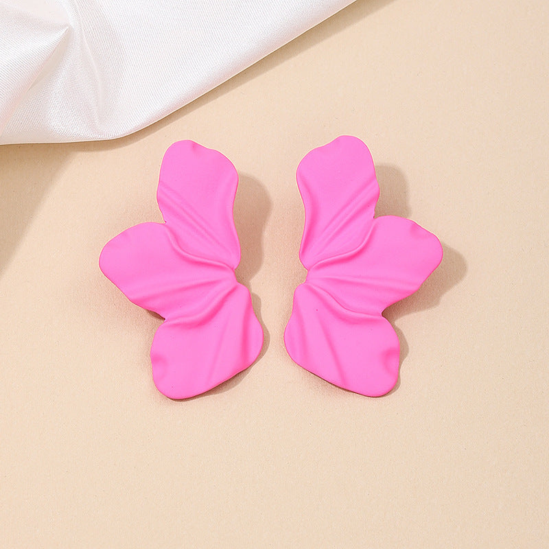 Exaggerated Floral Earrings with Sweet Fashion Design - Planderful Vienna Verve Collection