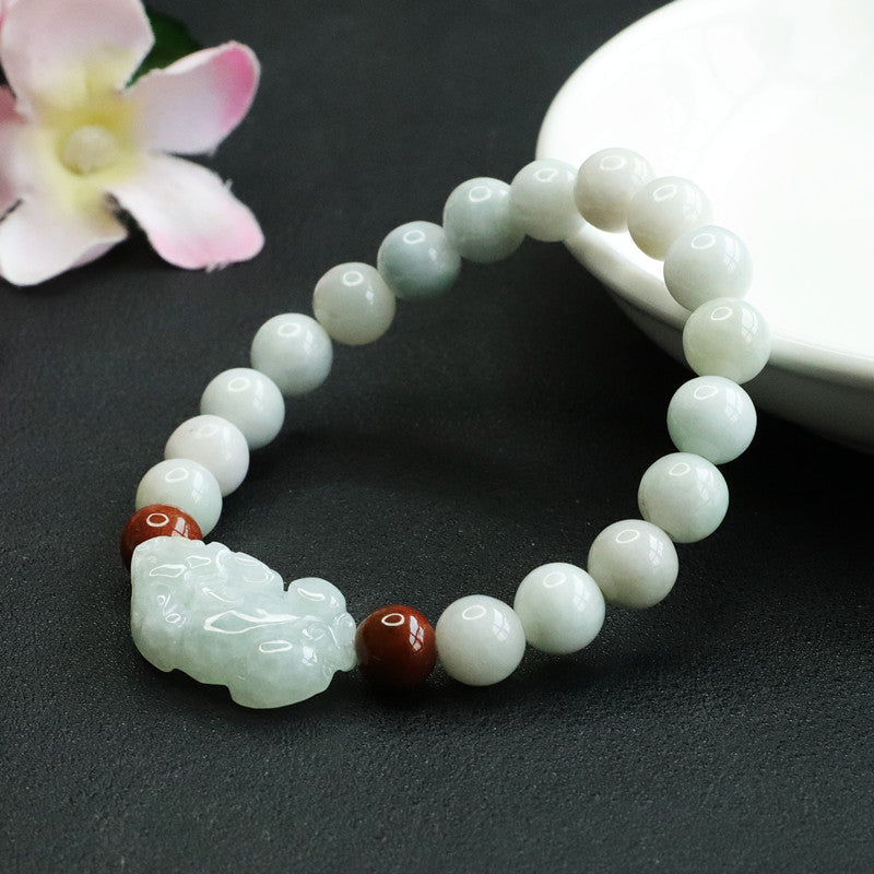 Fortune's Favor Sterling Silver Jade Bracelet - 8mm Jewelry