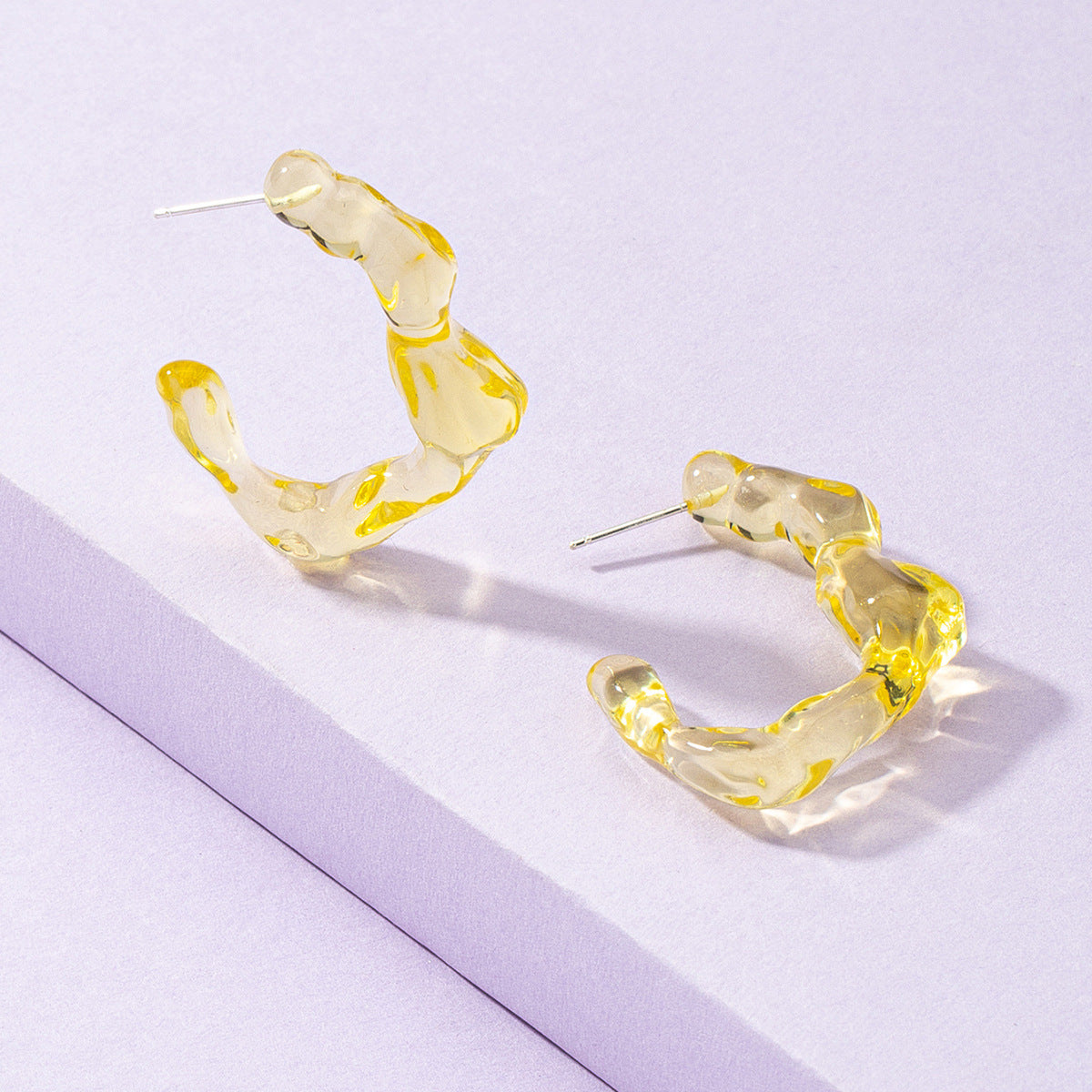 Translucent Resin Earrings Set in Vienna Verve Style