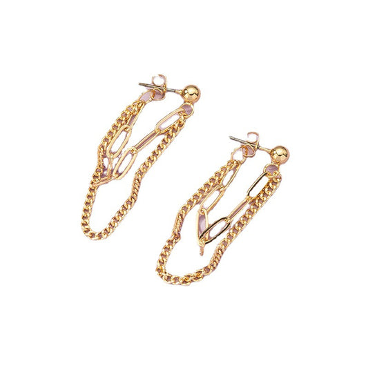 European and American Long Chain Earrings - Vienna Verve Collection