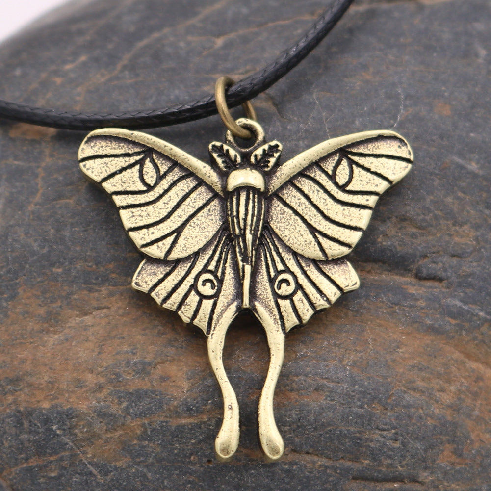 Mini Death Valley Moth Pendant Men's Necklace - Norse Legacy Collection