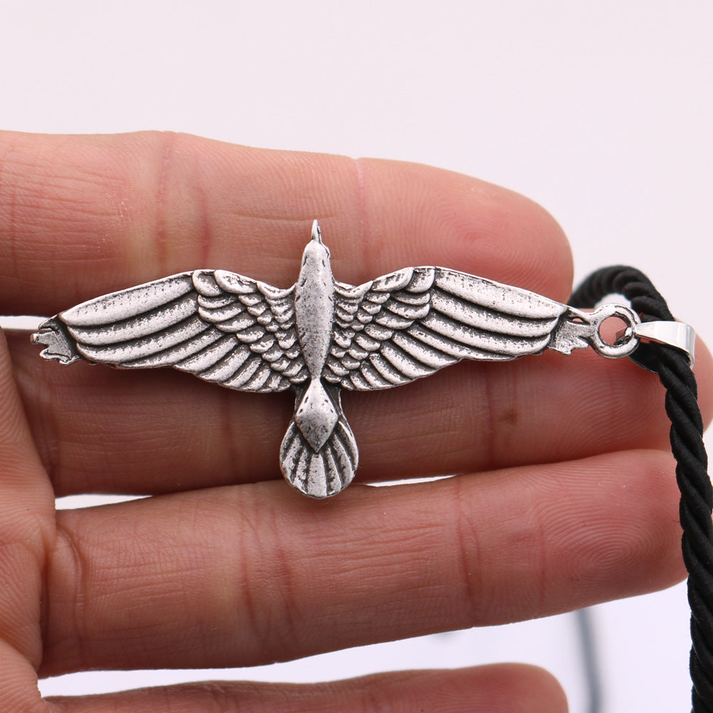 Viking Bird Necklace from the Norse Legacy Collection - Men's Fashion Jewelry with Animal Pendants