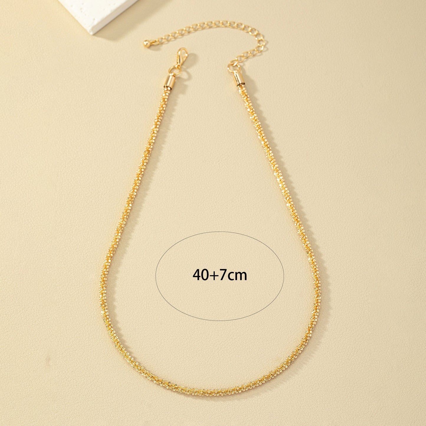 Chic Minimalist Metal Necklace by Vienna Verve