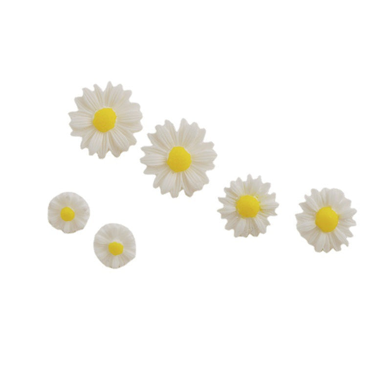 Daisy Blossom Trio Earrings: Vienna Verve Metal Fashion Jewelry Set