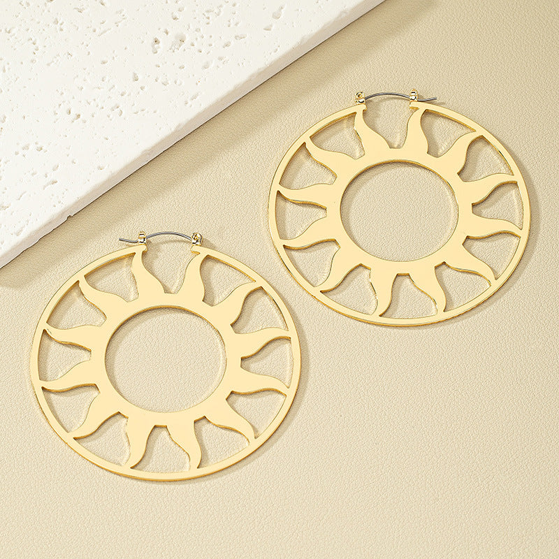 Sunflower Sunburst Earrings - Vienna Verve Collection