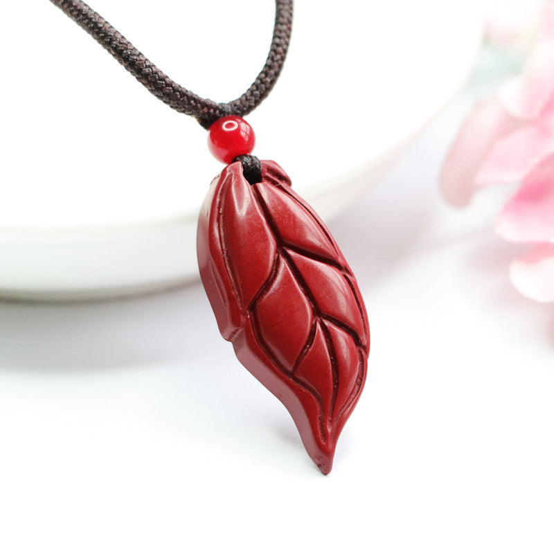 Scarlet Sand Pendant, Lavender Gold Sand Leaf Pendant, Vintage Jewelry