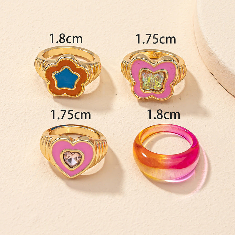 Colorful Butterfly Dream Ring - A Stylish Statement Piece