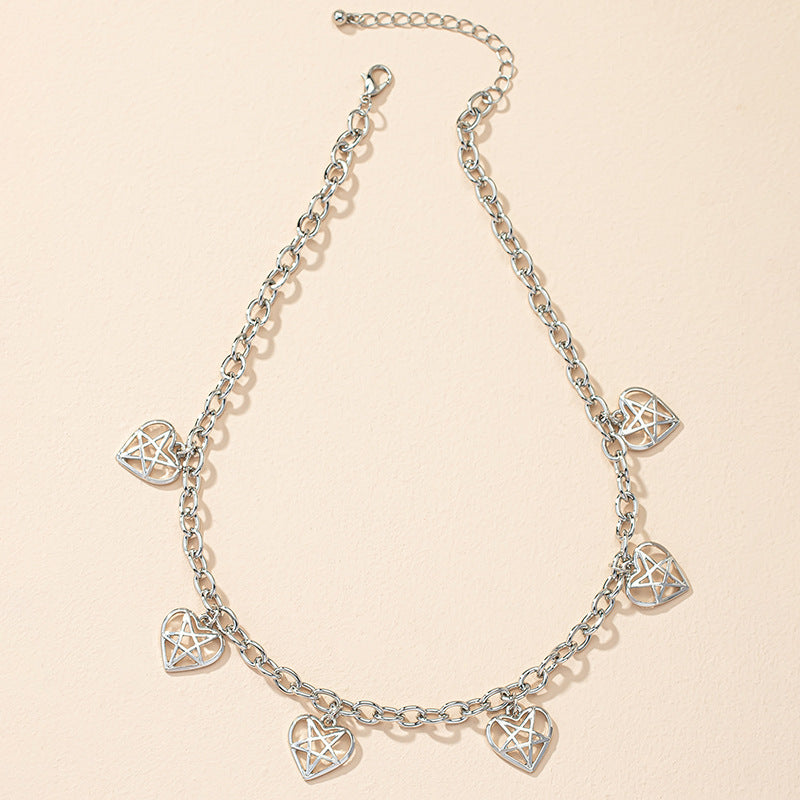 Five-Star Pendant Necklace - Vienna Verve Collection