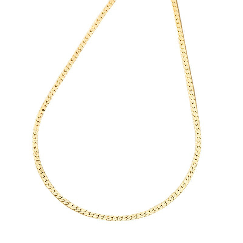 Minimalist Metal Chain Necklace - Vienna Verve Collection