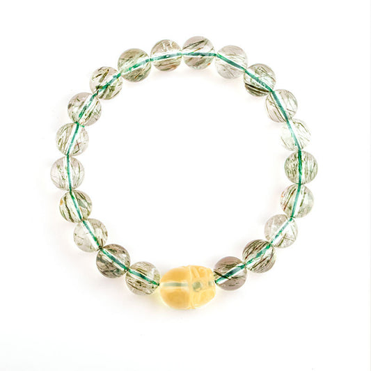 Fortune's Favor Sterling Silver Crystal and Tourmaline Bracelet