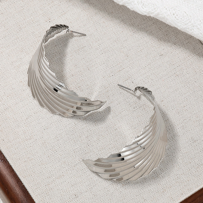 Metal Leaf Women's Earrings - Exquisite Vienna Verve Collection