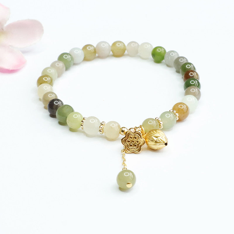 Fortune's Favor Sterling Silver Jade Bracelet