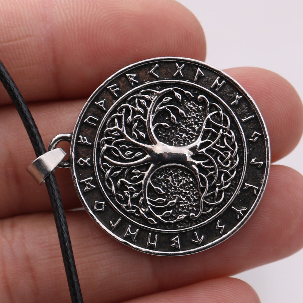 Mystical Norse Legacy Metal Necklace - Wholesale for Men