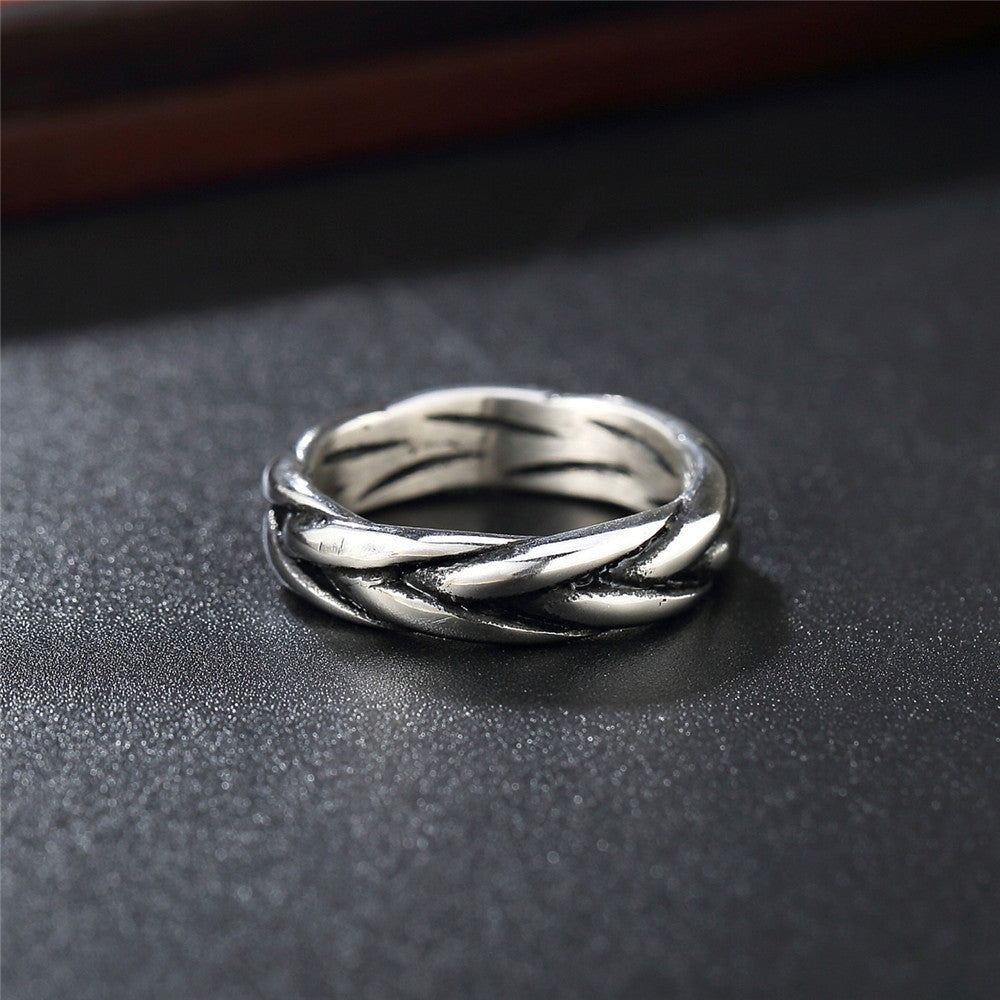 European and American Popular Stainless Steel Ring - Simple and Stylish