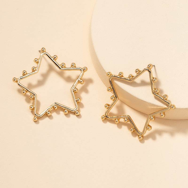 Exaggerated Star Earrings - Vienna Verve Collection