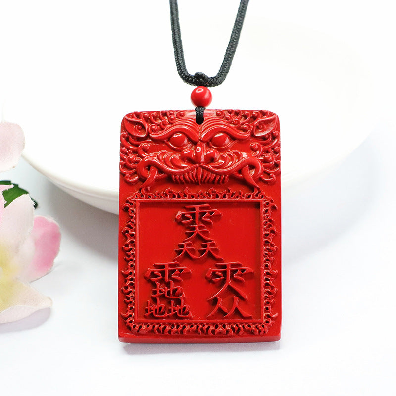 Vermilion Sand Pendant: Symbol of Mystical Energy and Ancient Tales