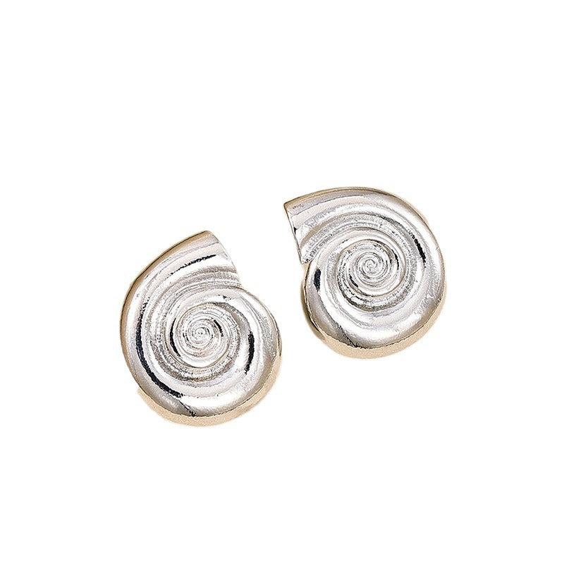 Exaggerated Spiral Pattern Earrings - Vienna Verve Collection